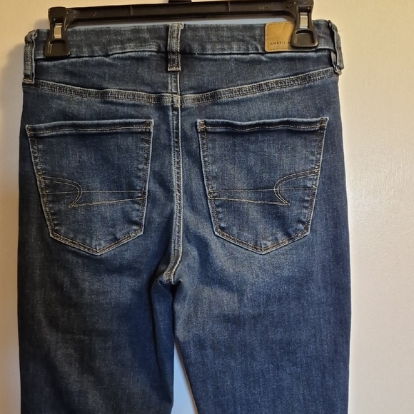 American Eagle Outfitters Women's Deep Indigo Skinny Jeans - Picture 5 of 13